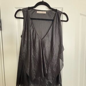 Graham & Spencer Black V-Neck Draped Camisole